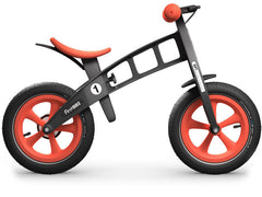 inflatable tire balance bike run bike orange canada FirstBIKE