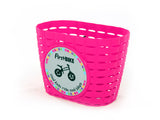 pink kids bike bicycle basket